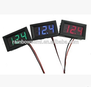 0.56 inch LED Digital control DC voltage meter DC4.5V-30.0V