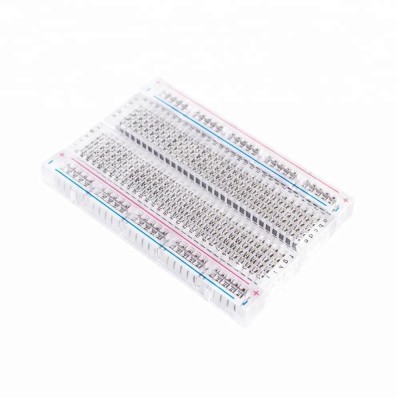 Transparent Breadboard 400 Points 83x55mm